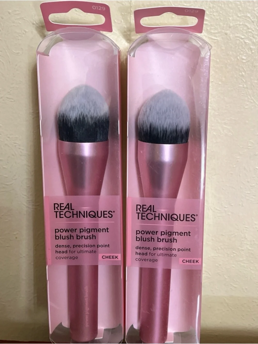 Real Techniques power pigment blush brush lot of 2